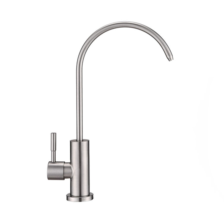 Brushed Nickel Single Handle Modern Kitchen Faucet