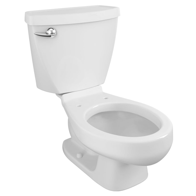 White Round High Efficiency Dual Flush Toilet