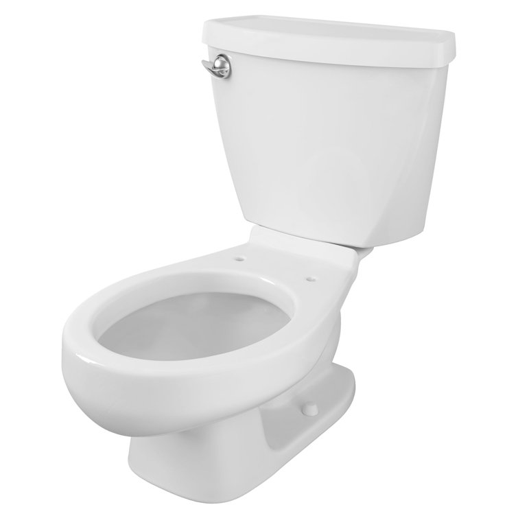 White Round High Efficiency Dual Flush Toilet