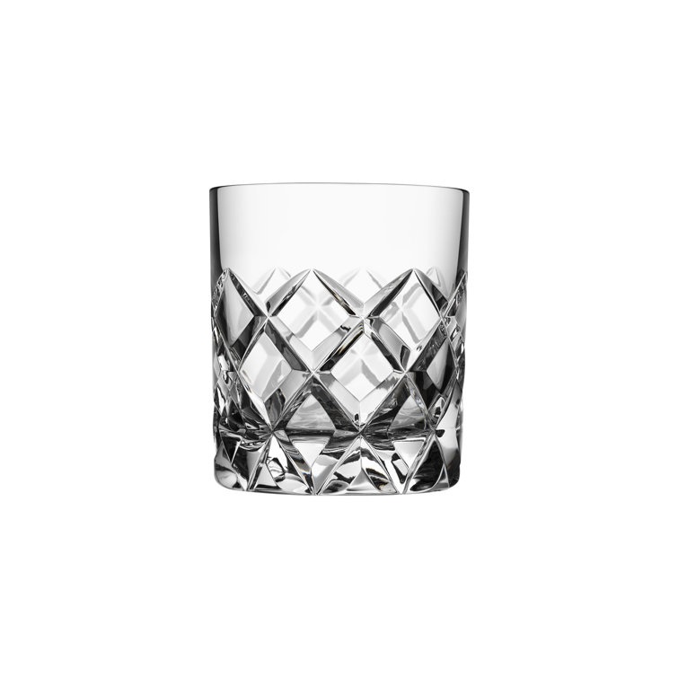 Sofiero Clear Crystal Double Old Fashioned Glass Set