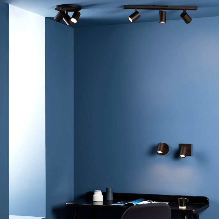 Matt Black Bronze Cylinder Dimmable Wall Sconce