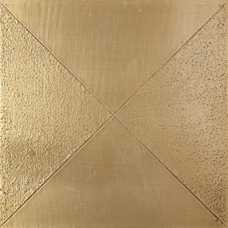 Selenite Sunburst Hardwood Bar Cabinet with Brass Detailing