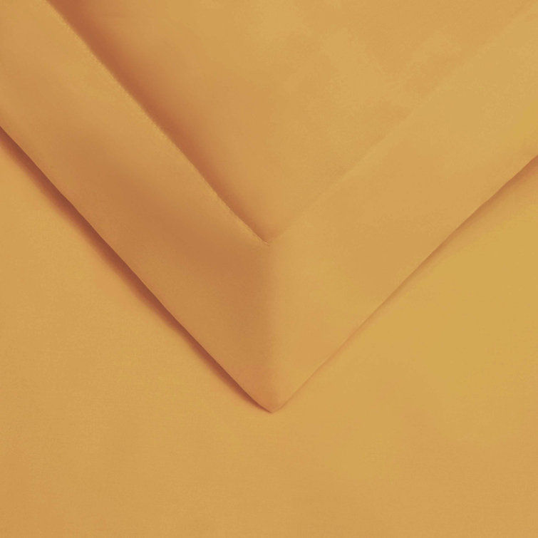 Gold Full/Queen Egyptian Cotton Sateen Duvet Cover Set