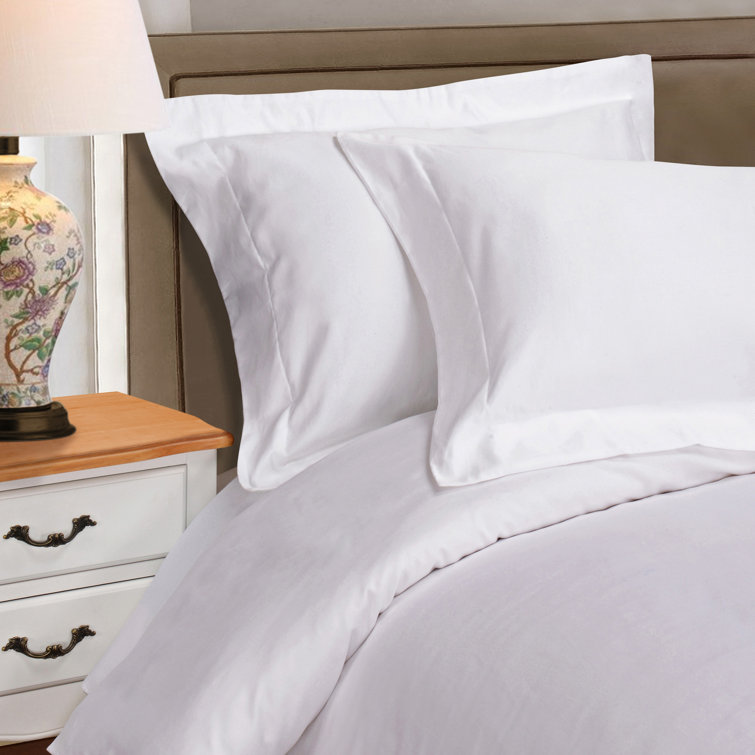 White King/California King Cotton Sateen Duvet Cover Set