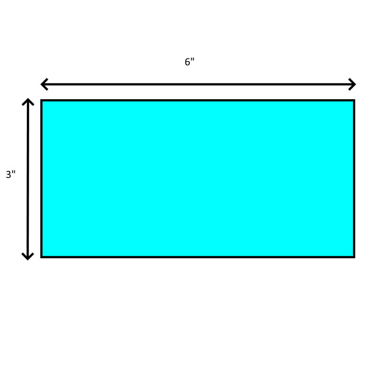 Aqua Blue 3'' x 6'' Glass Peel and Stick Subway Tile