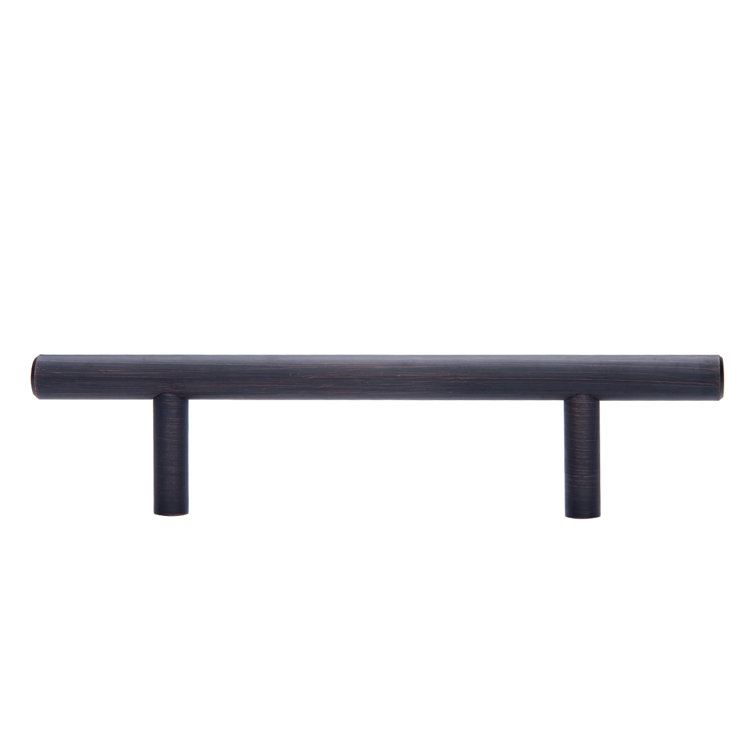 Oil Rubbed Bronze Bar Cabinet Pulls with Mounting Hardware, 10-Pack