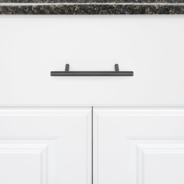 Oil Rubbed Bronze Bar Cabinet Pulls with Mounting Hardware, 10-Pack