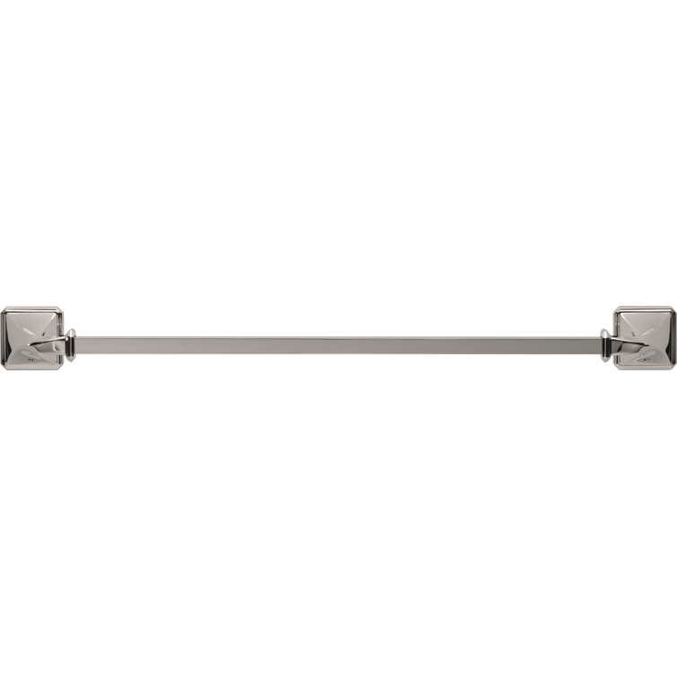 Virage Modern 24" Polished Nickel Wall-Mounted Towel Bar