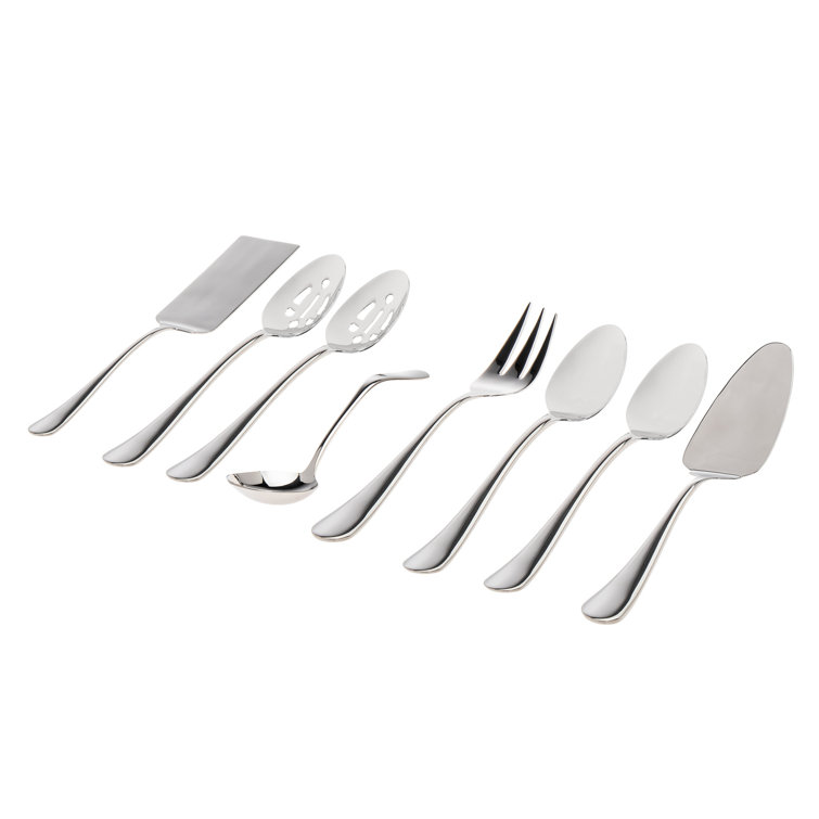 Godinger Silver Art Co Riley 18/0 Stainless Steel 8 Piece Hostess Set