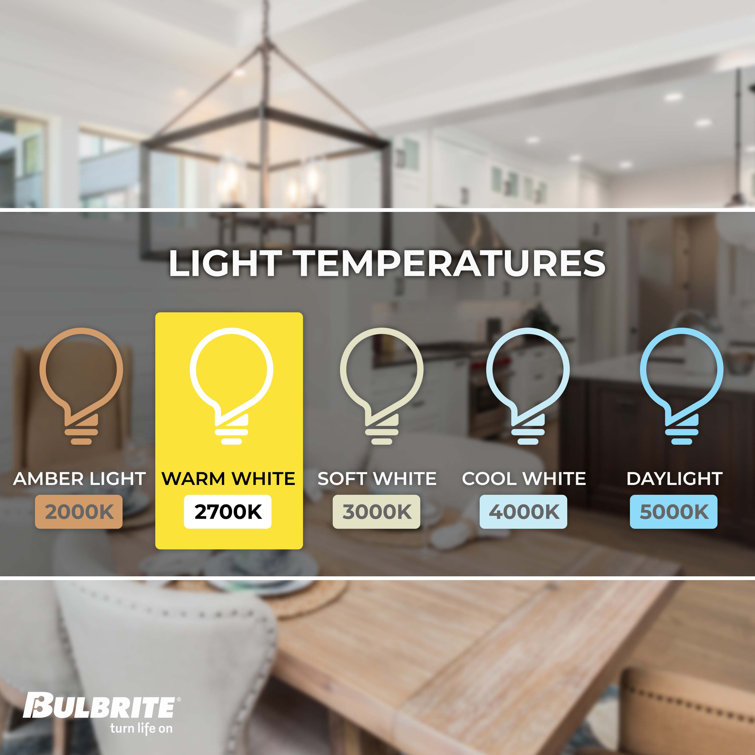 White Dimmable Decorative LED Filament Bulb Set