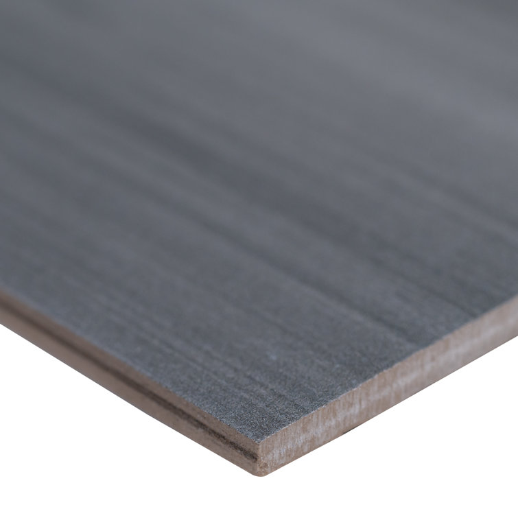 Graphite 12" x 24" Matte Porcelain Wall and Floor Tile