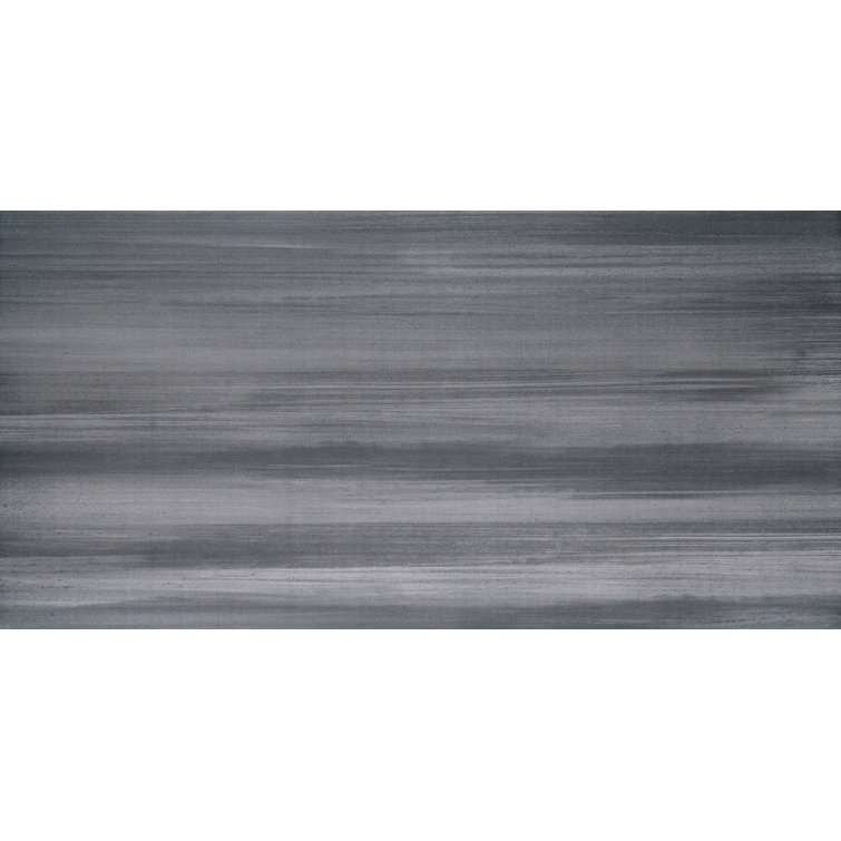 Graphite 12" x 24" Matte Porcelain Wall and Floor Tile