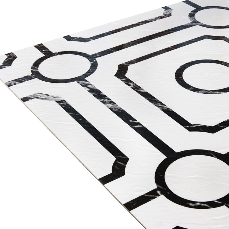 Carrera Pattern 12" x 12" Self-Adhesive Vinyl Floor Tiles