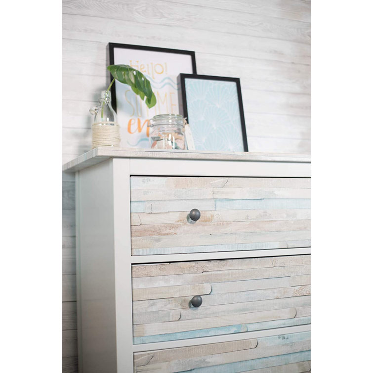 Beechwood Weathered Plank Self-Adhesive Vinyl Film Roll
