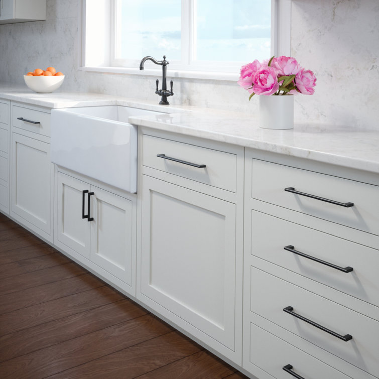 Vail 10" Matte Black Steel Bar Drawer Pull