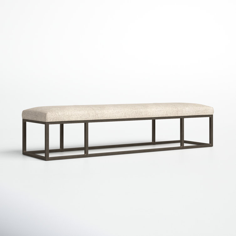 Kabina Modern Fabric-Upholstered Entryway Bench