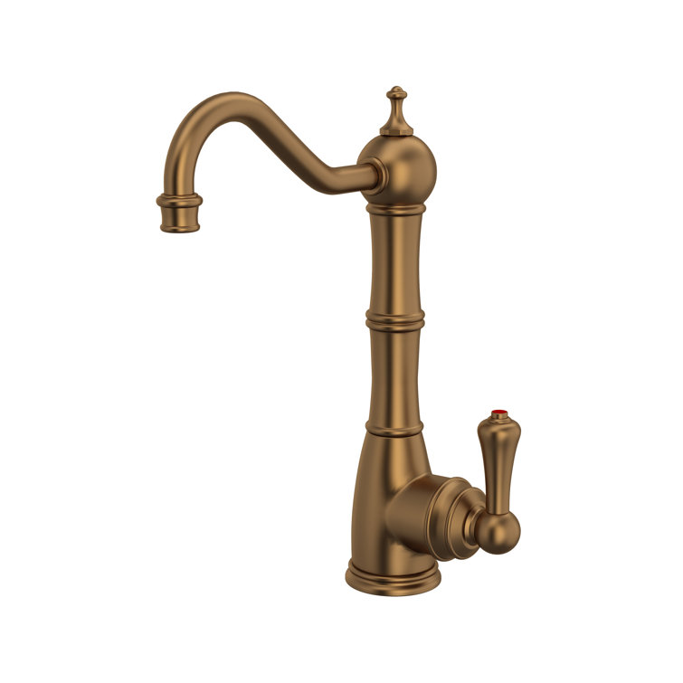 Polished Nickel Traditional Single Hole Kitchen Faucet