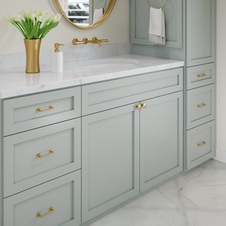 Boise Satin Brass 3-1/2" Center to Center Bar Pull