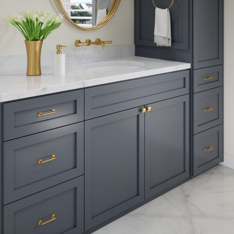 Boise Satin Brass 3-1/2" Center to Center Bar Pull