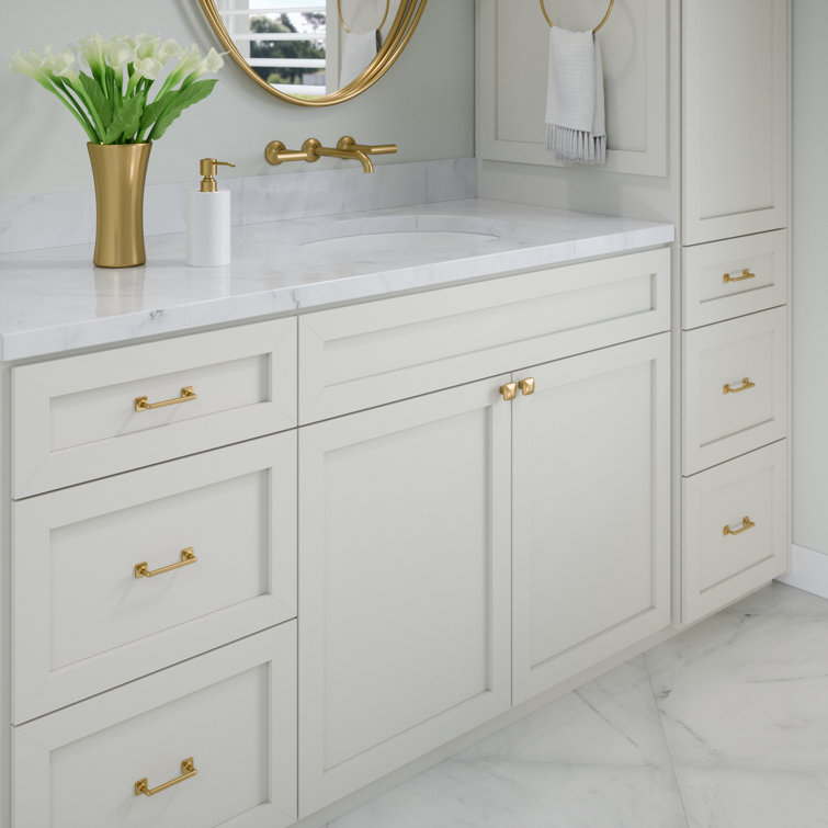 Boise Satin Brass 3-1/2" Center to Center Bar Pull