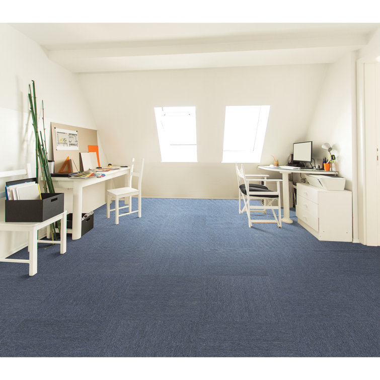 Mohawk Basics 24'' x 24'' Ocean Tide PET Fiber Carpet Tiles