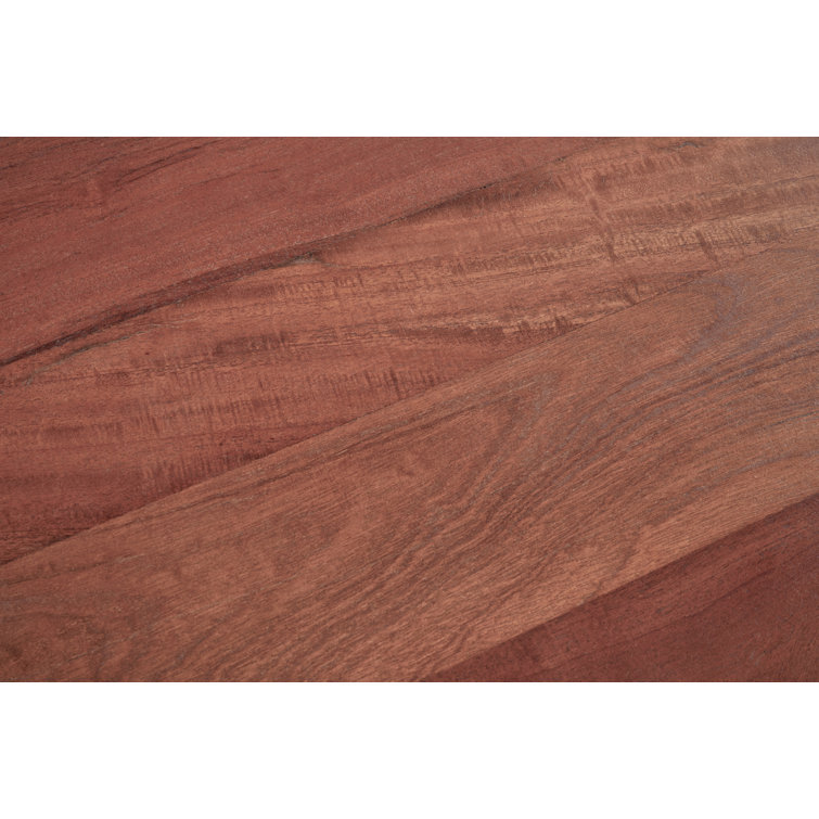 Dark Brown Solid Wood End Table with Storage Drawer