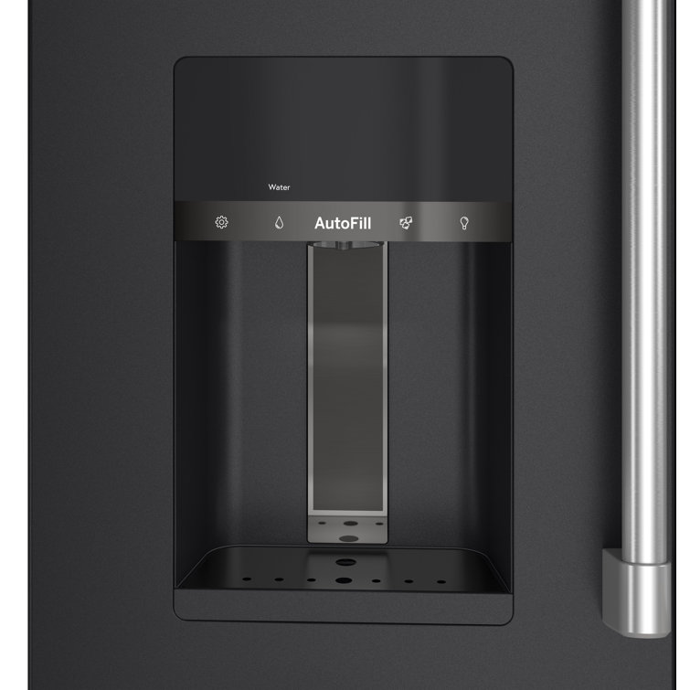 Matte Black Smart French Door Refrigerator with Ice Maker