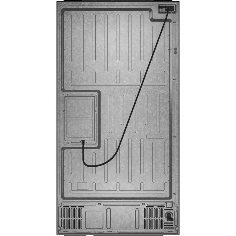 Matte White Smart French Door Refrigerator with Ice Maker