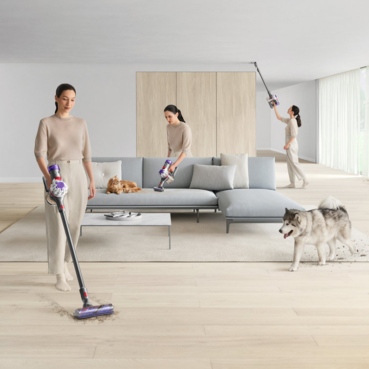 Dyson V8 Cordless Silver Stick and Handheld Vacuum Cleaner