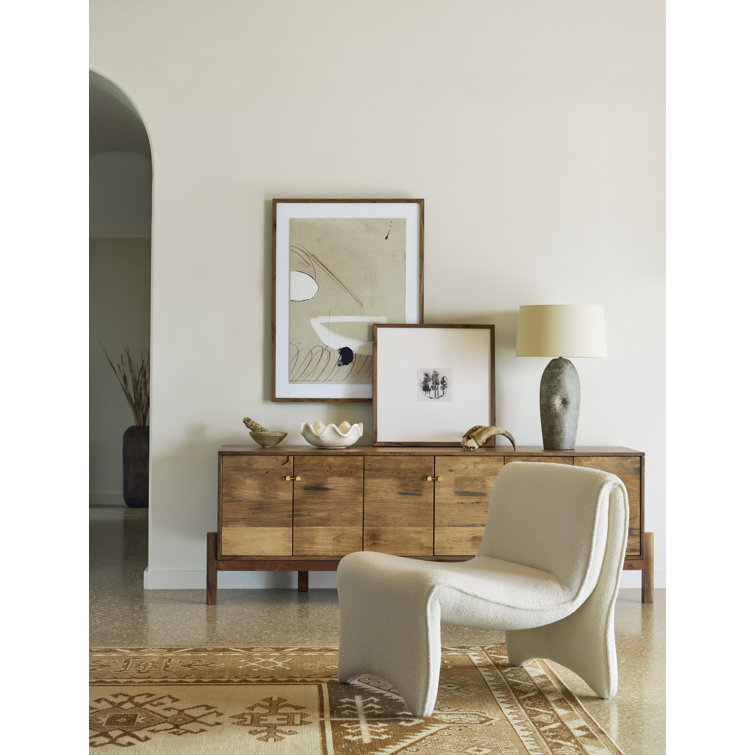 Cardiff Auburn Contemporary Glove Accent Chair