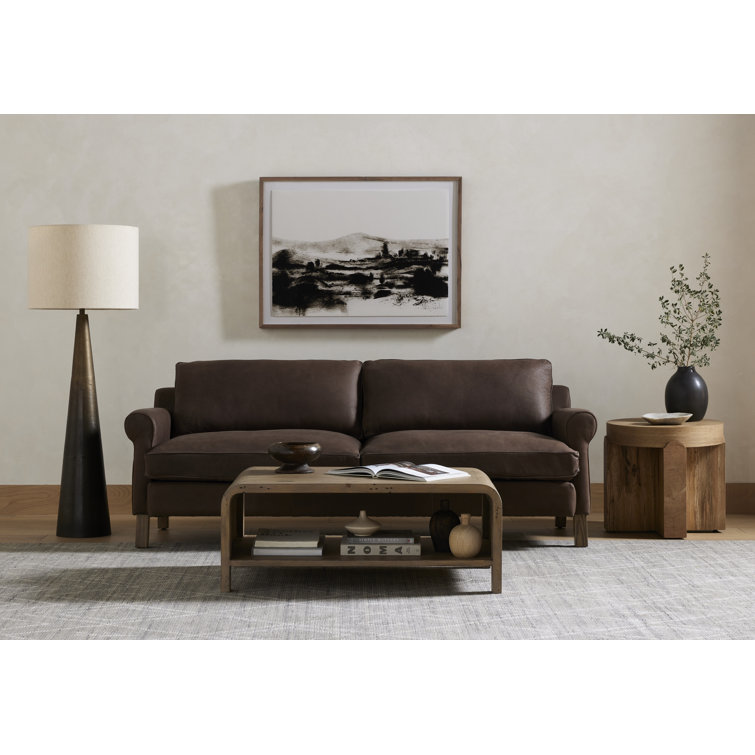 Gray Hand-Knotted Wool and Cotton Moroccan 8' x 10' Rug
