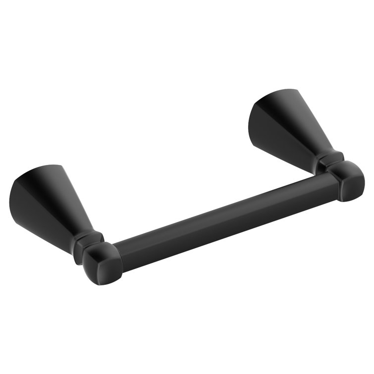 Matte Black Wall Mounted Toilet Paper Holder