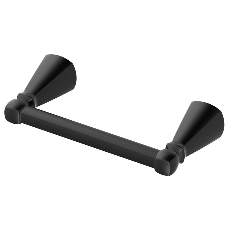 Matte Black Wall Mounted Toilet Paper Holder