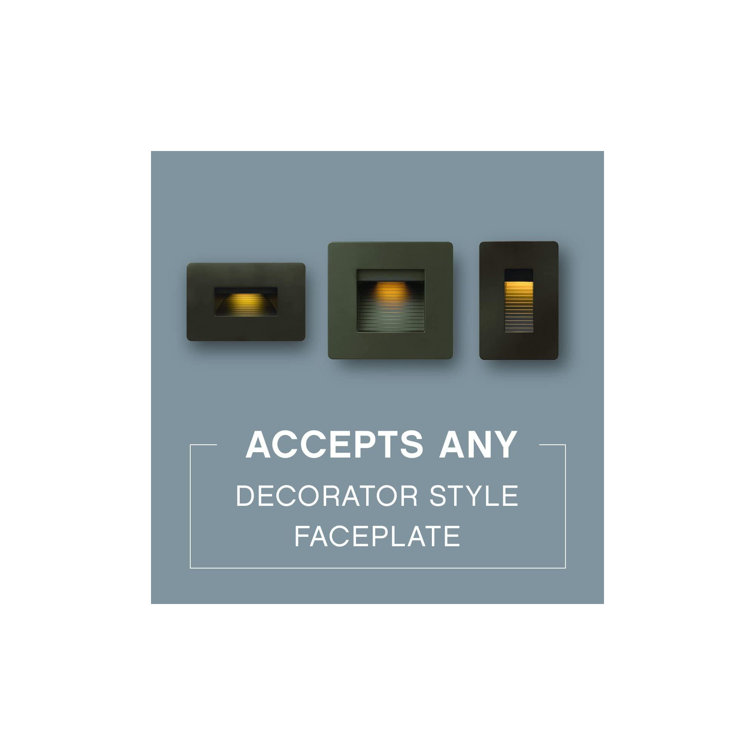 Bronze 4.5" Integrated LED Step Light