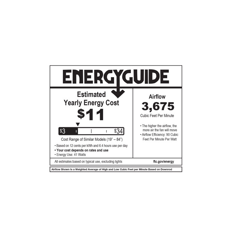 Matte Black 52'' LED Ceiling Fan with Reversible Wood Blades