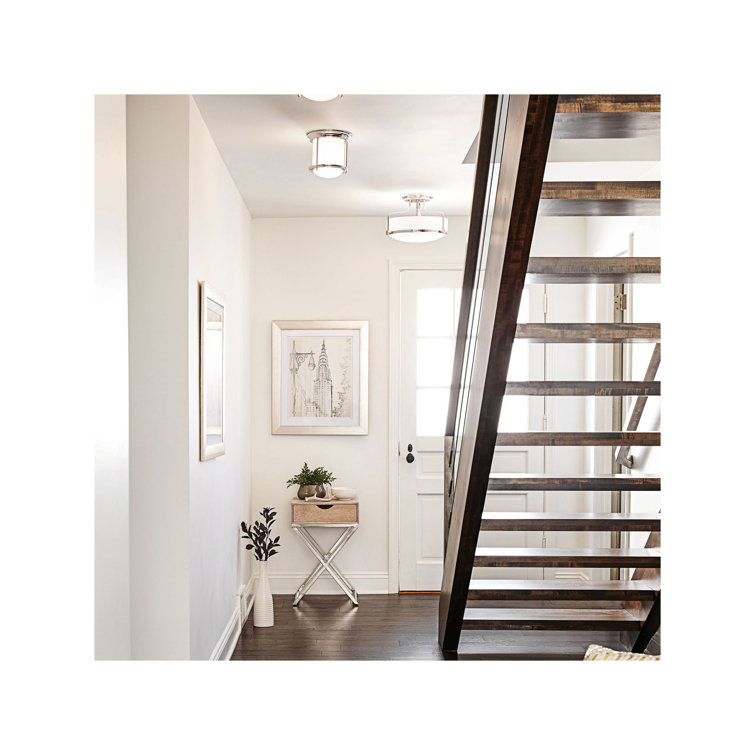 Transitional 3-Light Chrome Globe Chandelier with Etched Opal Shade