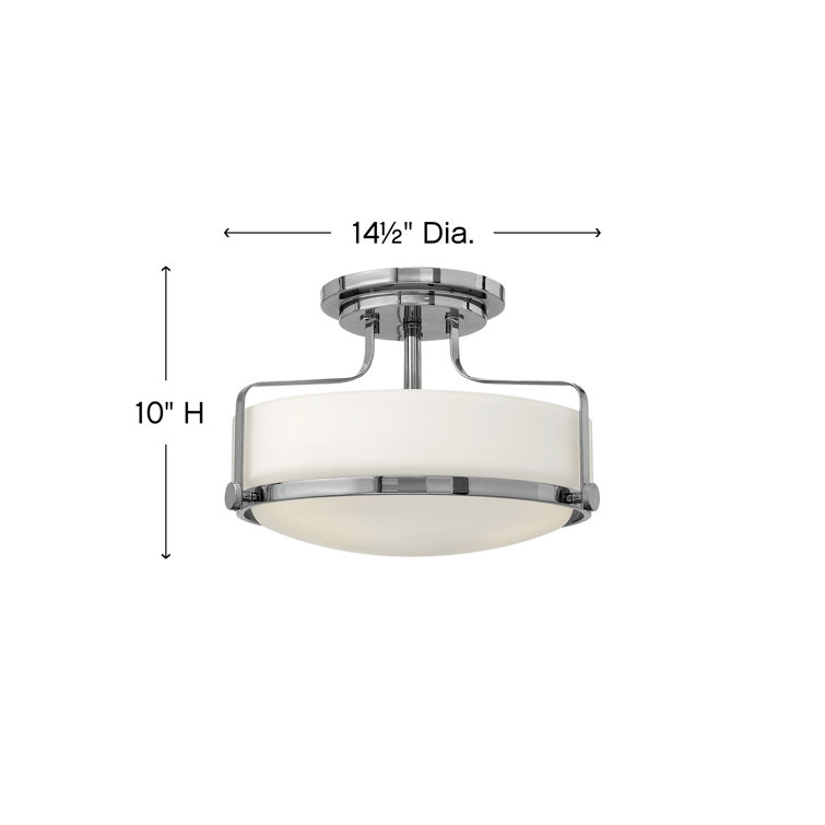 Transitional 3-Light Chrome Globe Chandelier with Etched Opal Shade