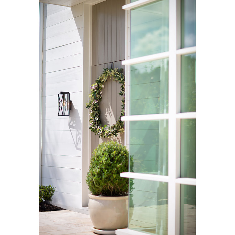 Brixton Coastal Elements 14" Burnished Bronze Outdoor Wall Lantern