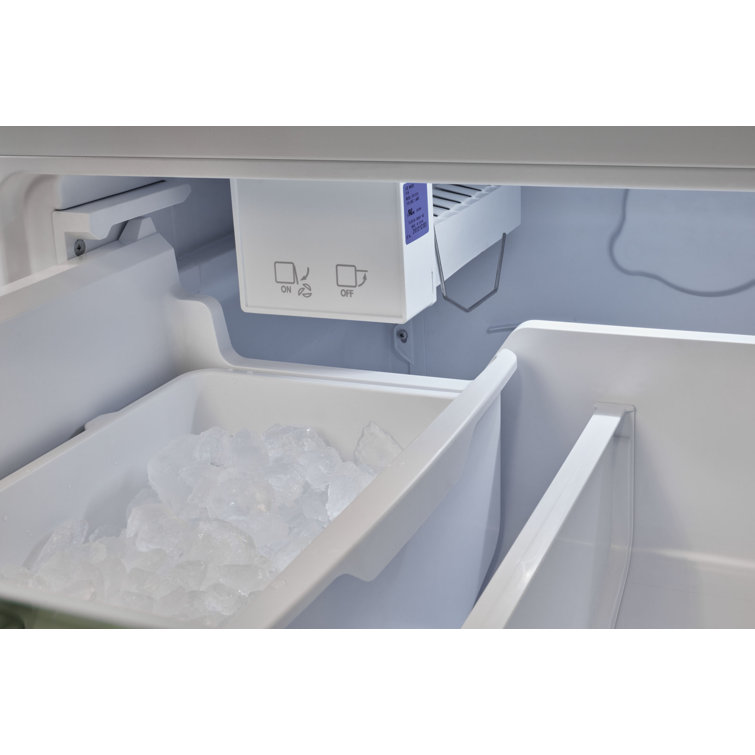 Summer Mint Green 18 Cu. Ft. Bottom Freezer Refrigerator with Ice Maker