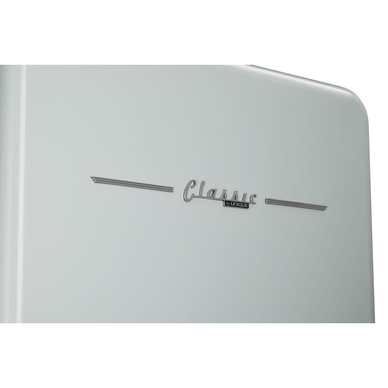 Summer Mint Green 18 Cu. Ft. Bottom Freezer Refrigerator with Ice Maker