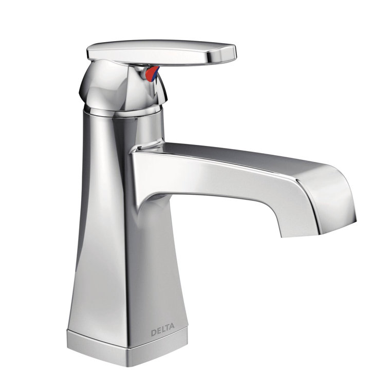 Ashlyn Chrome Single Handle Modern Bathroom Faucet