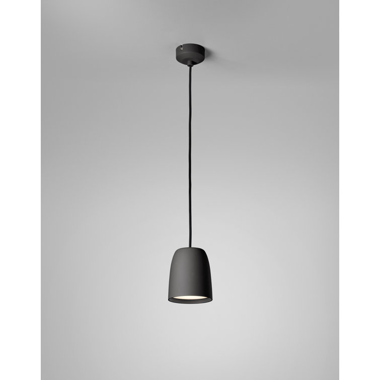 Textured Black Mini LED Pendant Light
