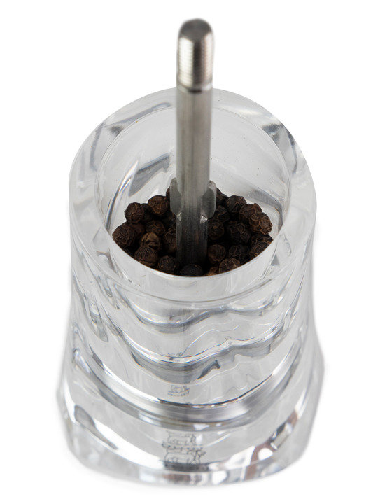 Peugeot Molene Black Acrylic Pepper Mill, 5.5-Inch