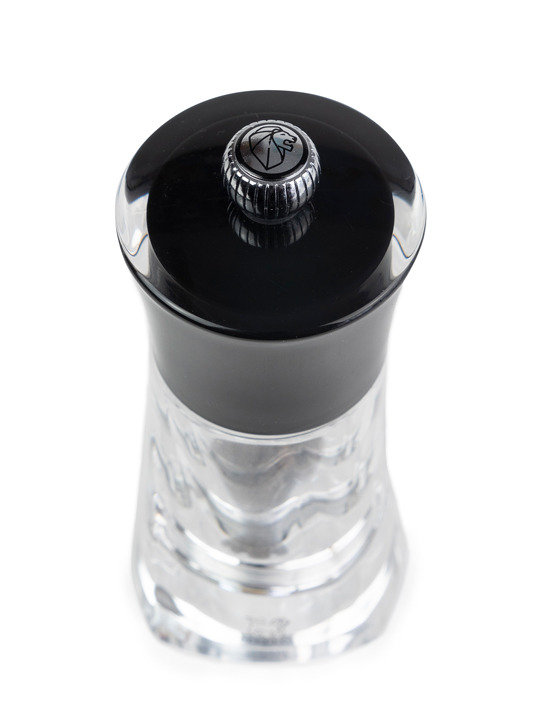 Peugeot Molene Black Acrylic Pepper Mill, 5.5-Inch