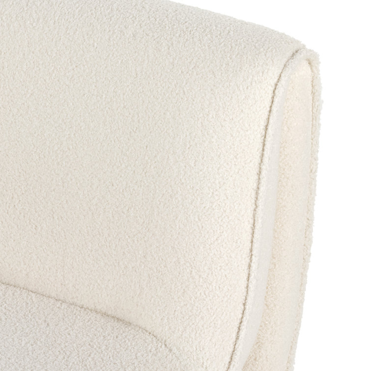 Cardiff Cream Contemporary 26.5'' Accent Chair with Performance Fabric