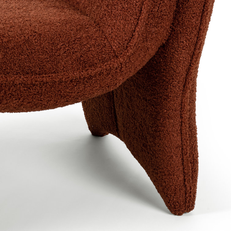 Cardiff Auburn Contemporary Glove Accent Chair