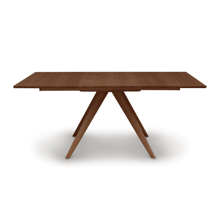Catalina Mid-Century Modern Saddle Cherry Extendable Dining Table