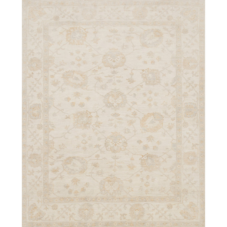 Kingsley Gray Hand-Knotted Wool 2' x 3' Rectangular Rug