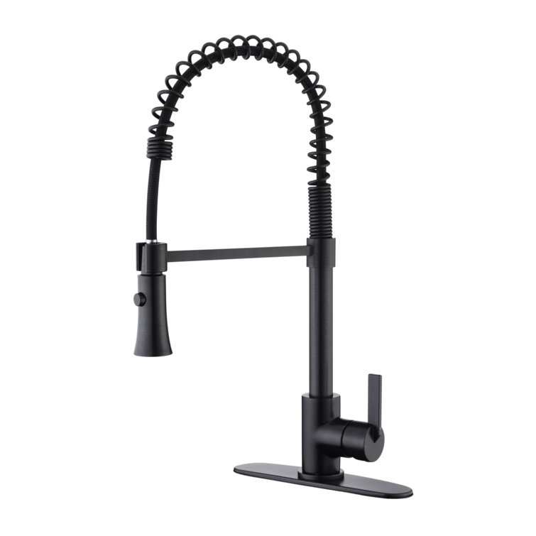 Oil Rubbed Bronze Single-Handle Pull-Down Kitchen Faucet