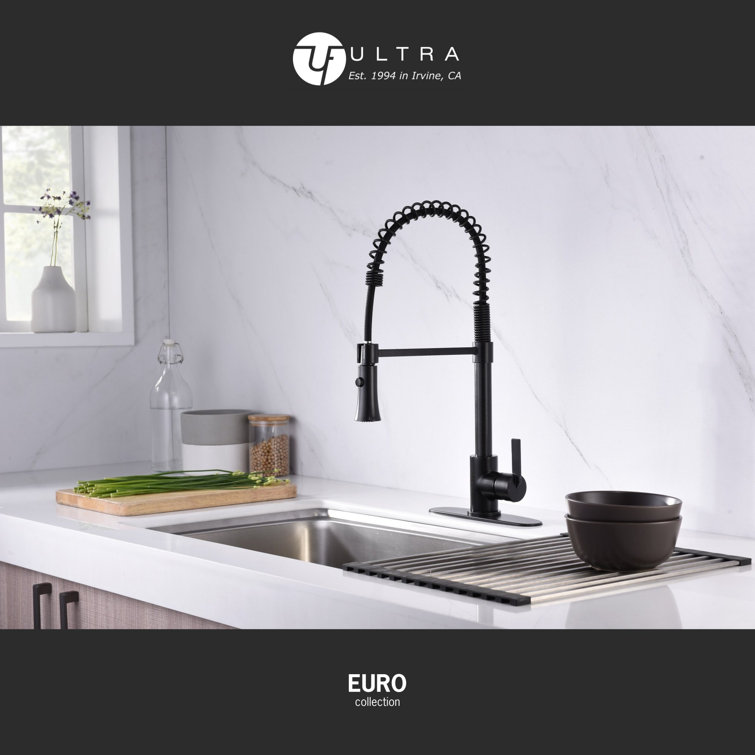 Oil Rubbed Bronze Single-Handle Pull-Down Kitchen Faucet